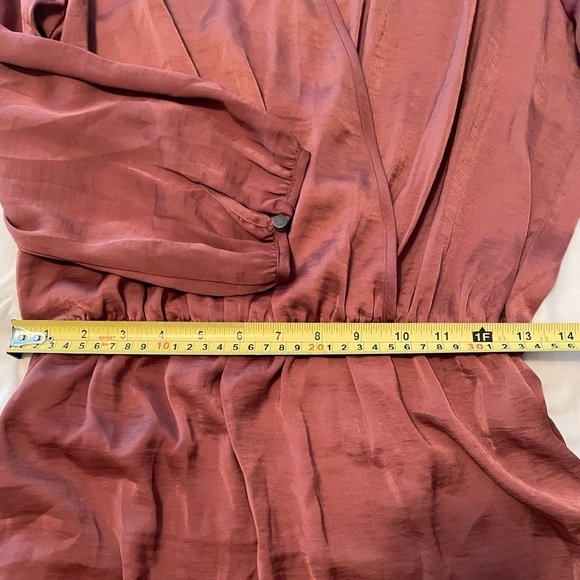 Brand New Forever 21 Large rose/coral/tan dress. - Picture 3 of 8